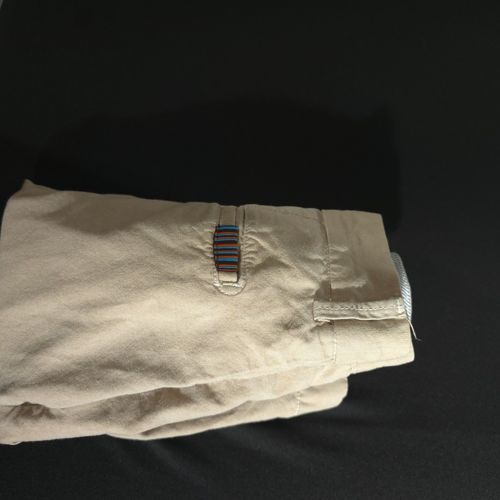 Zapalla Womens Shorts Size 38 Button Fly Solid Cotton Sports Brasil Golf Casual - Picture 11 of 12